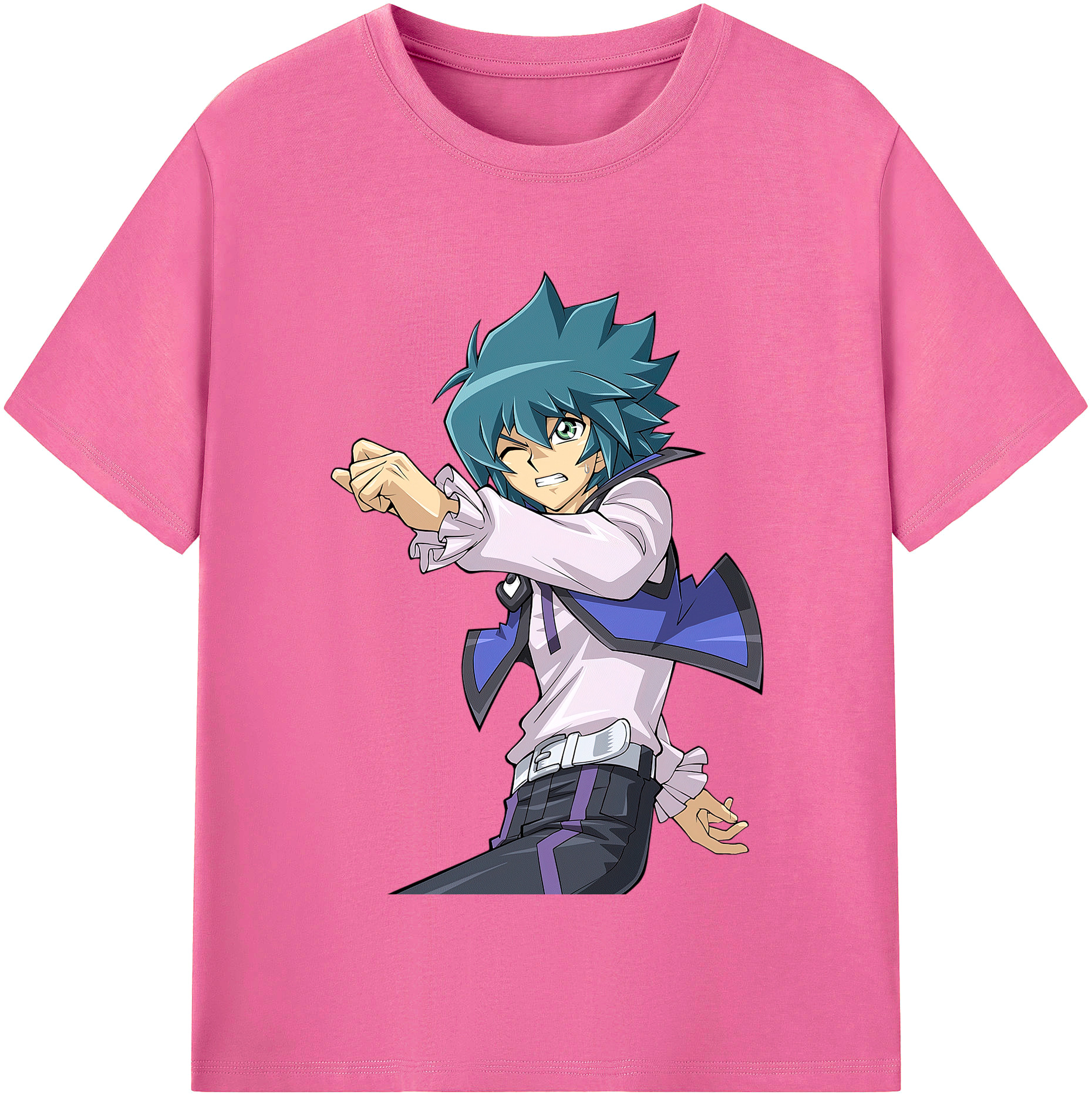 （画像用） 遊☆戯☆王 Yu-Gi-Oh! レディースカジュアルプリントTシャツ（綿100％）